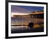 Crystal Pier on Pacific Beach, San Diego, California, United States of America, North America-null-Framed Photographic Print