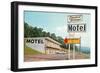 Crystal Springs Motel-null-Framed Art Print