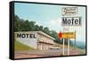 Crystal Springs Motel-null-Framed Stretched Canvas