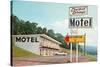 Crystal Springs Motel-null-Stretched Canvas