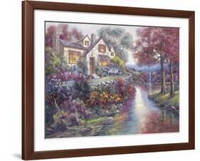 Crystal Streams-Carl Valente-Framed Art Print