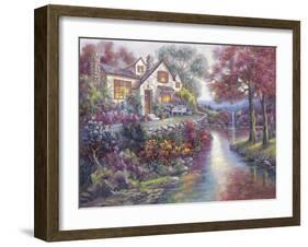 Crystal Streams-Carl Valente-Framed Art Print