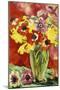 Crystal Vase with Anemones and Daffodils; Vase Cristal, Anemones Et Jonquilles, 1929 (Oil on Canvas-Louis Valtat-Mounted Giclee Print