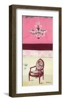 Crystal & Velvet-Anna Flores-Framed Art Print