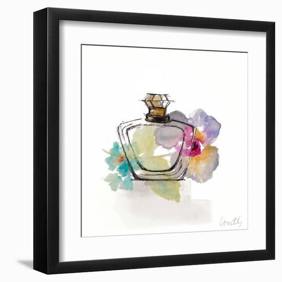 Crystal Watercolor Perfume Square I-Lanie Loreth-Framed Art Print