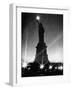 Crystalline Lights Surrounding Statue of Liberty during WWII Blackout-Andreas Feininger-Framed Photographic Print