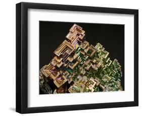 Crystalline Structure of the Element Bismuth-Walter Geiersperger-Framed Photographic Print