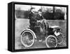 Cs Rolls in His 4Hp Peugeot Voiturette, C1900-null-Framed Stretched Canvas