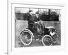 Cs Rolls in His 4Hp Peugeot Voiturette, C1900-null-Framed Photographic Print