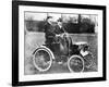 Cs Rolls in His 4Hp Peugeot Voiturette, C1900-null-Framed Photographic Print