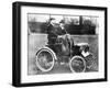 Cs Rolls in His 4Hp Peugeot Voiturette, C1900-null-Framed Photographic Print