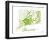 CT Green-Jace Grey-Framed Art Print