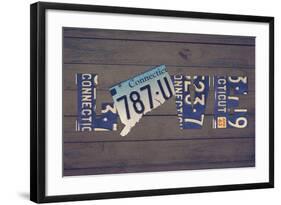 CT State Love-Design Turnpike-Framed Giclee Print