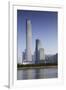 CTF Finance Centre (world's seventh tallest building in 2017 at 530m), Tianhe, Guangzhou, Guangdong-Ian Trower-Framed Photographic Print