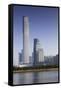 CTF Finance Centre (world's seventh tallest building in 2017 at 530m), Tianhe, Guangzhou, Guangdong-Ian Trower-Framed Stretched Canvas