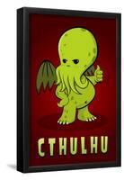 Cthulhu Creature Print Poster-null-Framed Poster