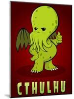 Cthulhu Creature-null-Mounted Poster