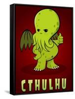 Cthulhu Creature-null-Framed Stretched Canvas