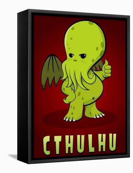 Cthulhu Creature-null-Framed Stretched Canvas