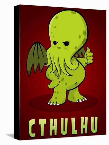 Cthulhu Creature-null-Stretched Canvas