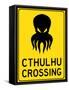 Cthulhu Crossing-null-Framed Stretched Canvas