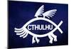 Cthulhu Fish-null-Mounted Poster