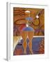 Cuatro Caliente-Oscar Ortiz-Framed Giclee Print