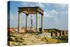 Cuatros Postes (Four Pillars or Posts) in the old Castillian Spanish village of Avila Spain-null-Stretched Canvas