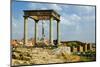 Cuatros Postes (Four Pillars or Posts) in the old Castillian Spanish village of Avila Spain-null-Mounted Photographic Print