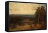 Cub Hunting in the Midlands, 1886-Charles Edward Johnson-Framed Stretched Canvas