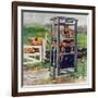 "Cub Scouts in Phone Booth," August 26, 1961-Richard Sargent-Framed Giclee Print