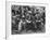 Cub Scouts Sitting around at Camp Out-null-Framed Photographic Print