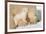 Cub Whispering to Mother-Howard Ruby-Framed Photographic Print