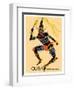 Cuba - Alegre Como Su Sol (Cheerful as Her Sun) - Native Folk Dancer-Luis Vega De Castro-Framed Art Print