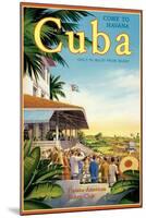 Cuba and American Jockey-Kerne Erickson-Mounted Art Print