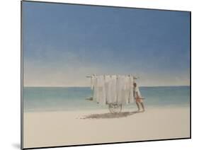 Cuba Beach Seller, 2010-Lincoln Seligman-Mounted Giclee Print