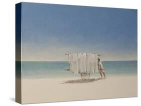 Cuba Beach Seller, 2010-Lincoln Seligman-Stretched Canvas