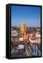 Cuba, Camaguey, Camaguey Province, City Looking Towards Iglesia De Nuestra Señora De La Soledad-Jane Sweeney-Framed Stretched Canvas