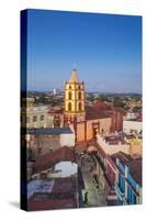 Cuba, Camaguey, Camaguey Province, City Looking Towards Iglesia De Nuestra Señora De La Soledad-Jane Sweeney-Stretched Canvas
