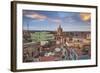 Cuba, Camaguey, Camaguey Province, City Looking Towards Iglesia De Nuestra Señora De La Soledad-Jane Sweeney-Framed Photographic Print