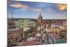 Cuba, Camaguey, Camaguey Province, City Looking Towards Iglesia De Nuestra Señora De La Soledad-Jane Sweeney-Mounted Photographic Print