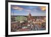 Cuba, Camaguey, Camaguey Province, City Looking Towards Iglesia De Nuestra Señora De La Soledad-Jane Sweeney-Framed Photographic Print