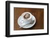 Cuba. Che Guevara in cinnamon atop a cup of cappuccino.-Brenda Tharp-Framed Photographic Print