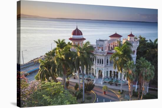 Cuba, Cienfuegos, Punta Gorda, Palacio De Valle - Now a Restaurant , Museum and Bar-Jane Sweeney-Stretched Canvas