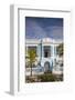 Cuba, Cienfuegos, the Malecon Linking the City Center to Punta Gorda, Blue Mansion Building-Jane Sweeney-Framed Photographic Print