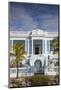 Cuba, Cienfuegos, the Malecon Linking the City Center to Punta Gorda, Blue Mansion Building-Jane Sweeney-Mounted Photographic Print