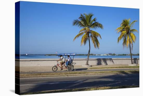 Cuba, Cienfuegos, the Malecon Linking the City Center to Punta Gorda-Jane Sweeney-Stretched Canvas