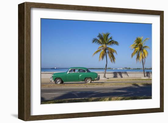 Cuba, Cienfuegos, the Malecon Linking the City Center to Punta Gorda-Jane Sweeney-Framed Photographic Print