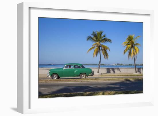 Cuba, Cienfuegos, the Malecon Linking the City Center to Punta Gorda-Jane Sweeney-Framed Photographic Print