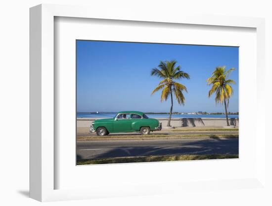 Cuba, Cienfuegos, the Malecon Linking the City Center to Punta Gorda-Jane Sweeney-Framed Photographic Print